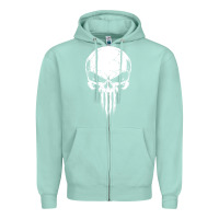 Seafoam the punisher Zipper Hoodie - ArtChic