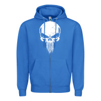 True Royal the punisher Zipper Hoodie - ArtChic