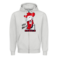 Dove Grey vintage colonel reb mascot Zipper Hoodie - ArtChic