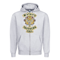 Heather Grey Mayans MC Classic Zipper Hoodie - ArtChic