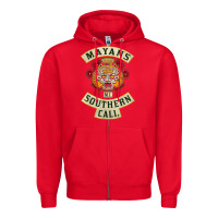 Red Mayans MC Classic Zipper Hoodie - ArtChic