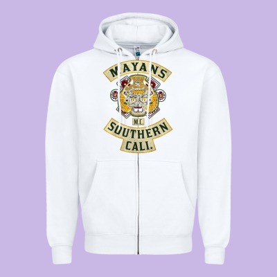 Mayans Mc Classic Zipper Hoodie Designed By Artchic