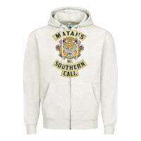 Oatmeal Heather Mayans MC Classic Zipper Hoodie - ArtChic