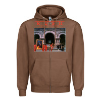 Chestnut Moving Pictures - Rush Zipper Hoodie - ArtChic