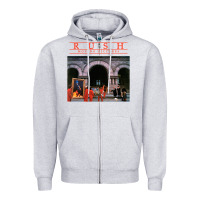 Heather Grey Moving Pictures - Rush Zipper Hoodie - ArtChic