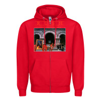 Red Moving Pictures - Rush Zipper Hoodie - ArtChic