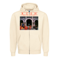 Sandshell Moving Pictures - Rush Zipper Hoodie - ArtChic
