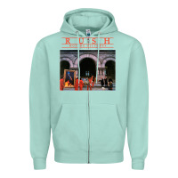 Seafoam Moving Pictures - Rush Zipper Hoodie - ArtChic