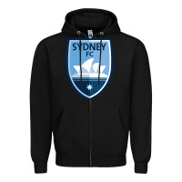 Black Sydney FC Zipper Hoodie - ArtChic