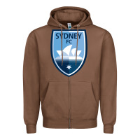 Chestnut Sydney FC Zipper Hoodie - ArtChic