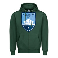 Sports Green Sydney FC Zipper Hoodie - ArtChic