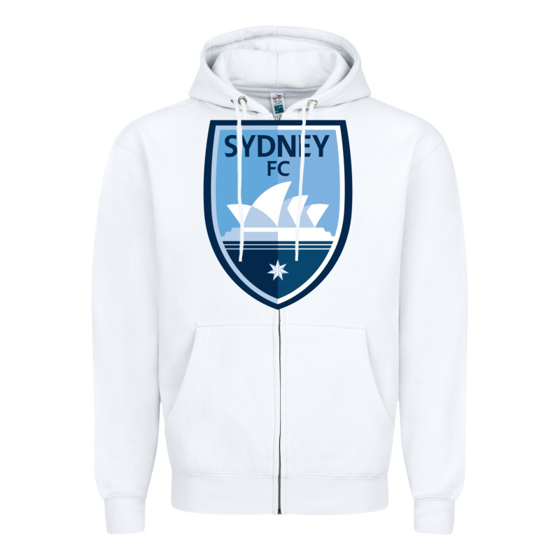 Sydney Fc Zipper Hoodie by ArtChic | Teevron