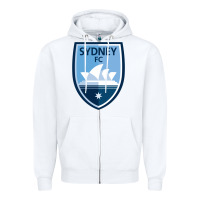 White Sydney FC Zipper Hoodie - ArtChic
