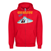 Red parliament Zipper Hoodie - ArtChic