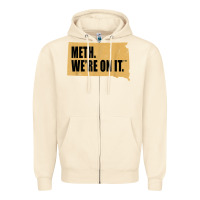 Sandshell mens meth we're on it south dakota anti drugs campaign vintage t shirt Zipper Hoodie - ArtChic