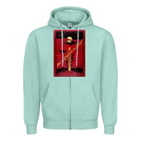 Seafoam From The Earth To The Moon Jules Verne Book Cover Design Zipper Hoodie - ArtChic