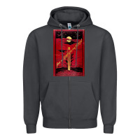 Smoke From The Earth To The Moon Jules Verne Book Cover Design Zipper Hoodie - ArtChic