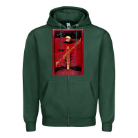 Sports Green From The Earth To The Moon Jules Verne Book Cover Design Zipper Hoodie - ArtChic