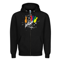Black awana games custom design Zipper Hoodie - ArtChic