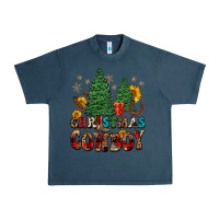 Midnight Navy christmas cowboy Urban Heavy Tee - FaDigitalArtStudio
