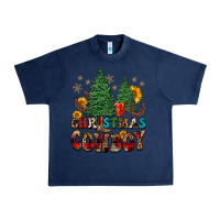 Navy christmas cowboy Urban Heavy Tee - FaDigitalArtStudio