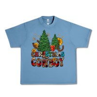 Pebble Blue christmas cowboy Urban Heavy Tee - FaDigitalArtStudio