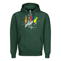 Sports Green awana games custom design Zipper Hoodie - ArtChic