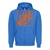 True Royal HOMEDEPOT Zipper Hoodie - ArtChic