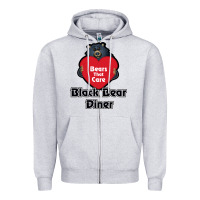 Resto, Black Bear Diner Zipper Hoodie | Teevron
