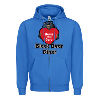 True Royal resto, black bear diner Zipper Hoodie - ArtChic