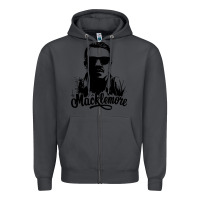 Smoke macklemore portrait Zipper Hoodie - ArtChic