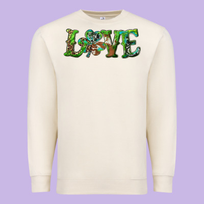 Love With Shamrock Premium Sweatshirt Designed By Ranaportraitstore