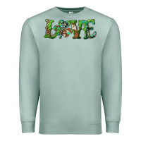 Seafoam love with shamrock Premium Sweatshirt - RanaPortraitStore