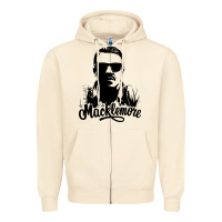 Sandshell macklemore portrait Zipper Hoodie - ArtChic