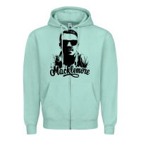 Seafoam macklemore portrait Zipper Hoodie - ArtChic