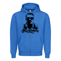 True Royal macklemore portrait Zipper Hoodie - ArtChic