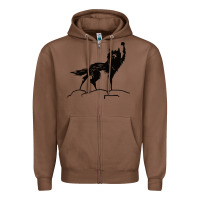 Chestnut fantastic mr fox wolf Zipper Hoodie - ArtChic