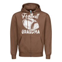 Football Grandma Women Family Matching Players Mothers Day T Shirt Zipper Hoodie | Teevron