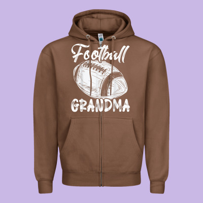 Football Grandma Women Family Matching Players Mothers Day T Shirt Zipper Hoodie Designed By Artchic