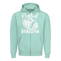 Seafoam football grandma women family matching players mothers day t shirt Zipper Hoodie - ArtChic