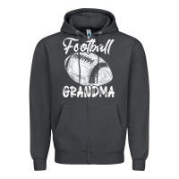 Smoke football grandma women family matching players mothers day t shirt Zipper Hoodie - ArtChic