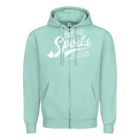 Seafoam Yay Go Sports Vintage Funny Sports Zipper Hoodie - ArtChic