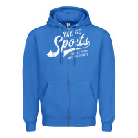 True Royal Yay Go Sports Vintage Funny Sports Zipper Hoodie - ArtChic