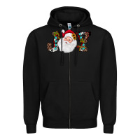 Black christmas joy Zipper Hoodie - JahusDesignShop