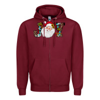 Burgundy christmas joy Zipper Hoodie - JahusDesignShop