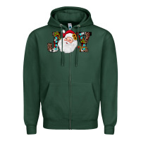 Sports Green christmas joy Zipper Hoodie - JahusDesignShop