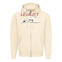 Sandshell learjet airplane flying pilot long sleeve t shirt Zipper Hoodie - ArtChic