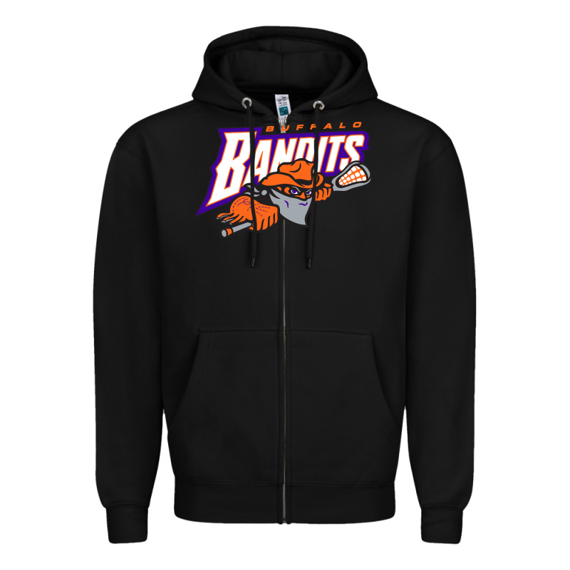The Lacrosse Buffalo Bandits Zipper Hoodie by ArtChic | Teevron