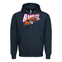 Navy the lacrosse buffalo bandits Zipper Hoodie - ArtChic