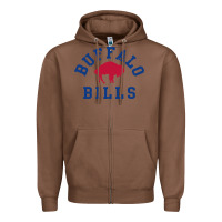 Chestnut vintage distressed bill Zipper Hoodie - ArtChic